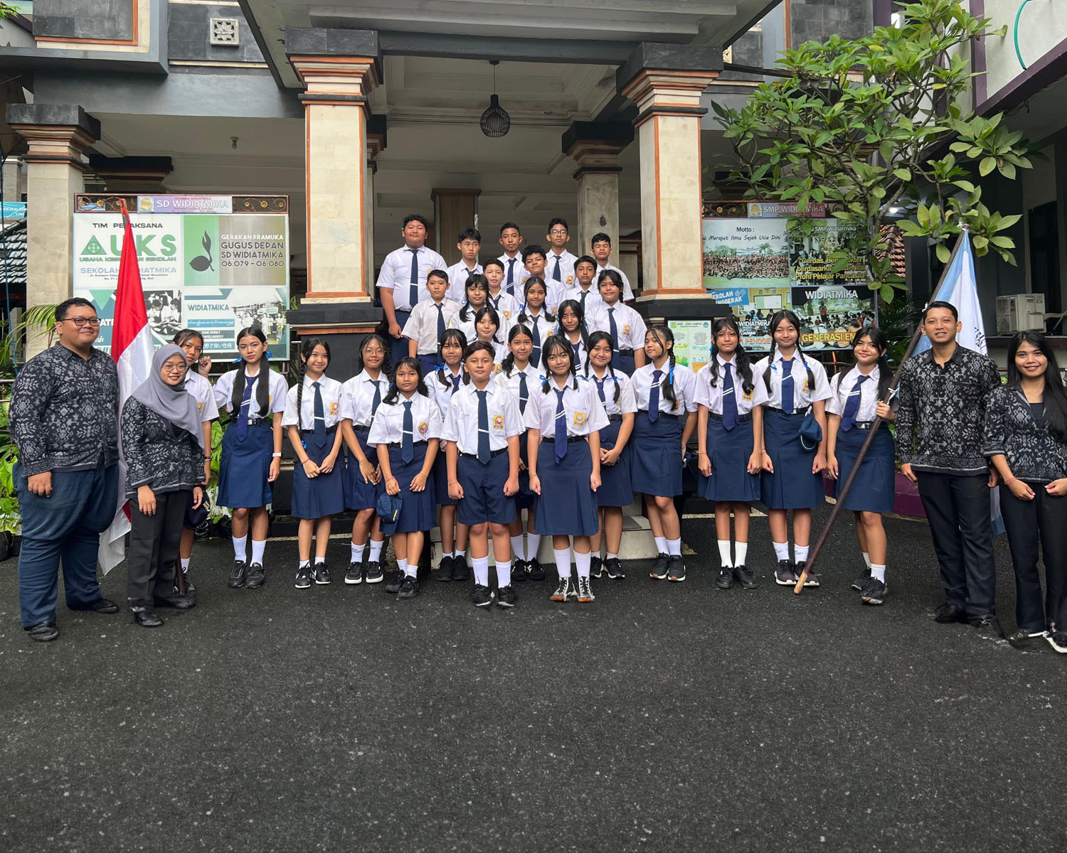 Pengurus OSIS SMP Widiatmika 2025-2026 Dilantik, WEP Jadi Unggulan